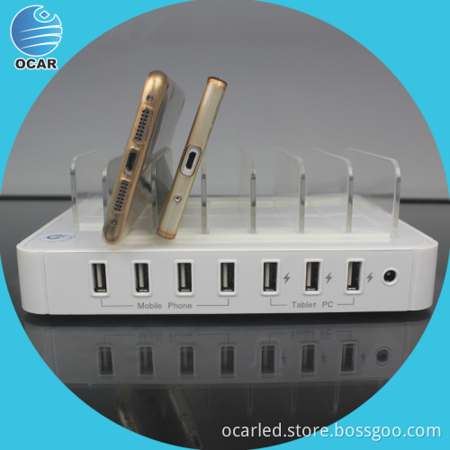 Lechance China supplier desk for mobile tablet USB charging station